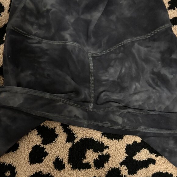 Lululemon Align Pant 25” Diamond Dye Grey Graphite Grey Size 4 - Picture 6 of 8